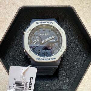 G-Shock Black and Silver Watch